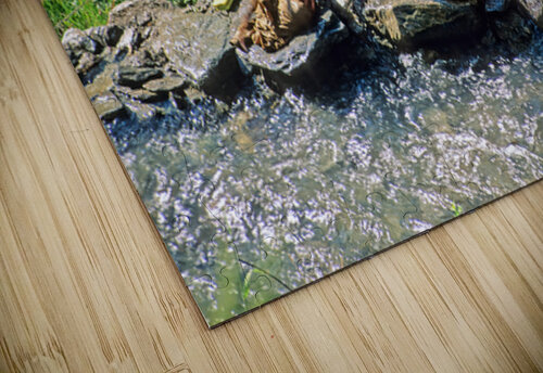 Life in Kalash Village in Bumburet Valley with river scene Marco Brivio puzzle