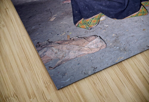 A woman holds her child in a Kalash village Marco Brivio puzzle