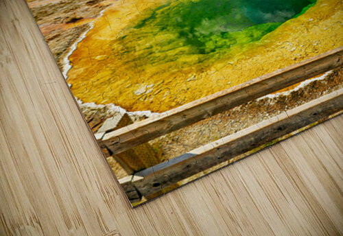 Morning Glory Pool shows colors at Yellowstone National Park Marco Brivio puzzle