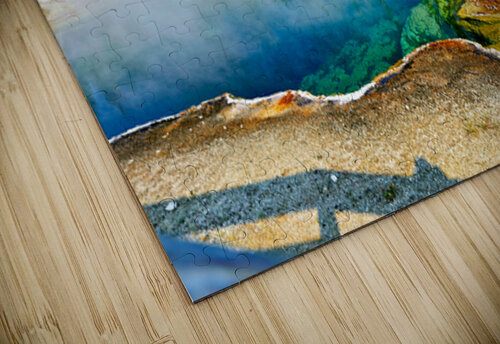 Visit abyss pool at yellowstone national park in usa Marco Brivio puzzle