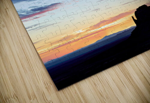View of sunset over Monument Valley in USA Marco Brivio puzzle