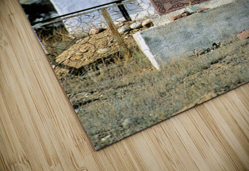 Cemetery in Samarkand shows a tombstone of a notable figure Marco Brivio puzzle