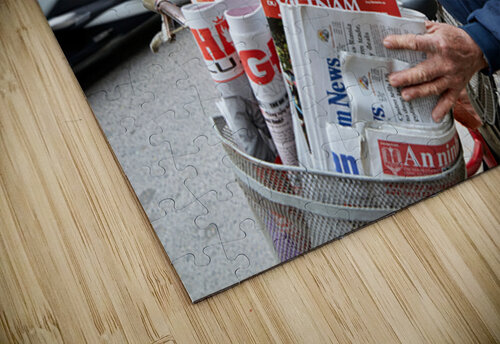 Man selling newspapers in Ho Chi Minh City Marco Brivio puzzle