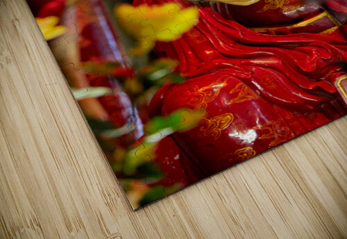 Statue of a deity in Hanoi Vietnam showing traditional clothing Marco Brivio puzzle