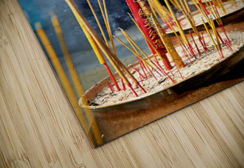 Incense sticks burning at a temple in Ho Chi Minh City Marco Brivio puzzle