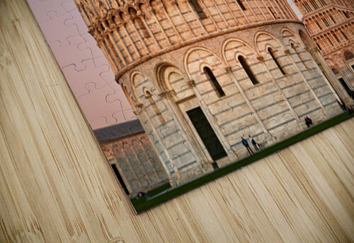 Pisa Tuscany landmarks at sunset in Square of Miracles Marco Brivio puzzle