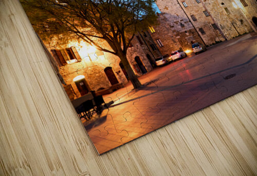 Sunset view of Piazza del Duomo in San Gimignano Tuscany Marco Brivio puzzle