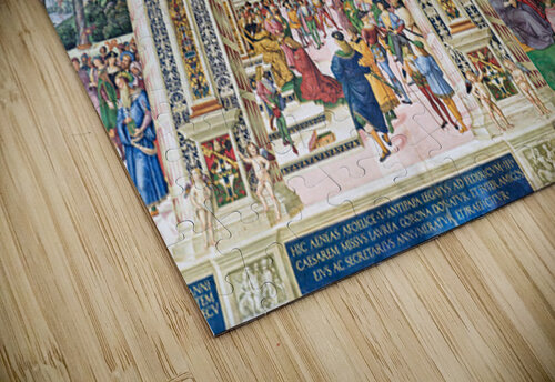 Exploring the piccolomini library in siena tuscany italy Marco Brivio puzzle