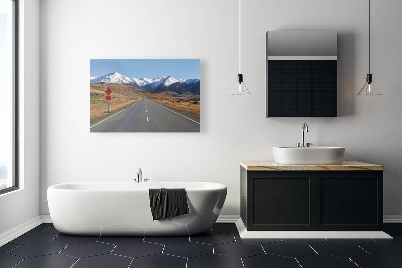 New Zealand. Southern Alps. Driving to Arthur Pass on State Highway 73 Reproduction