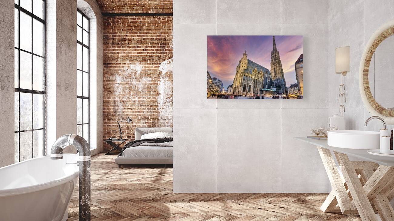 Vienna Austria.St. Stephens Cathedral Reproduction