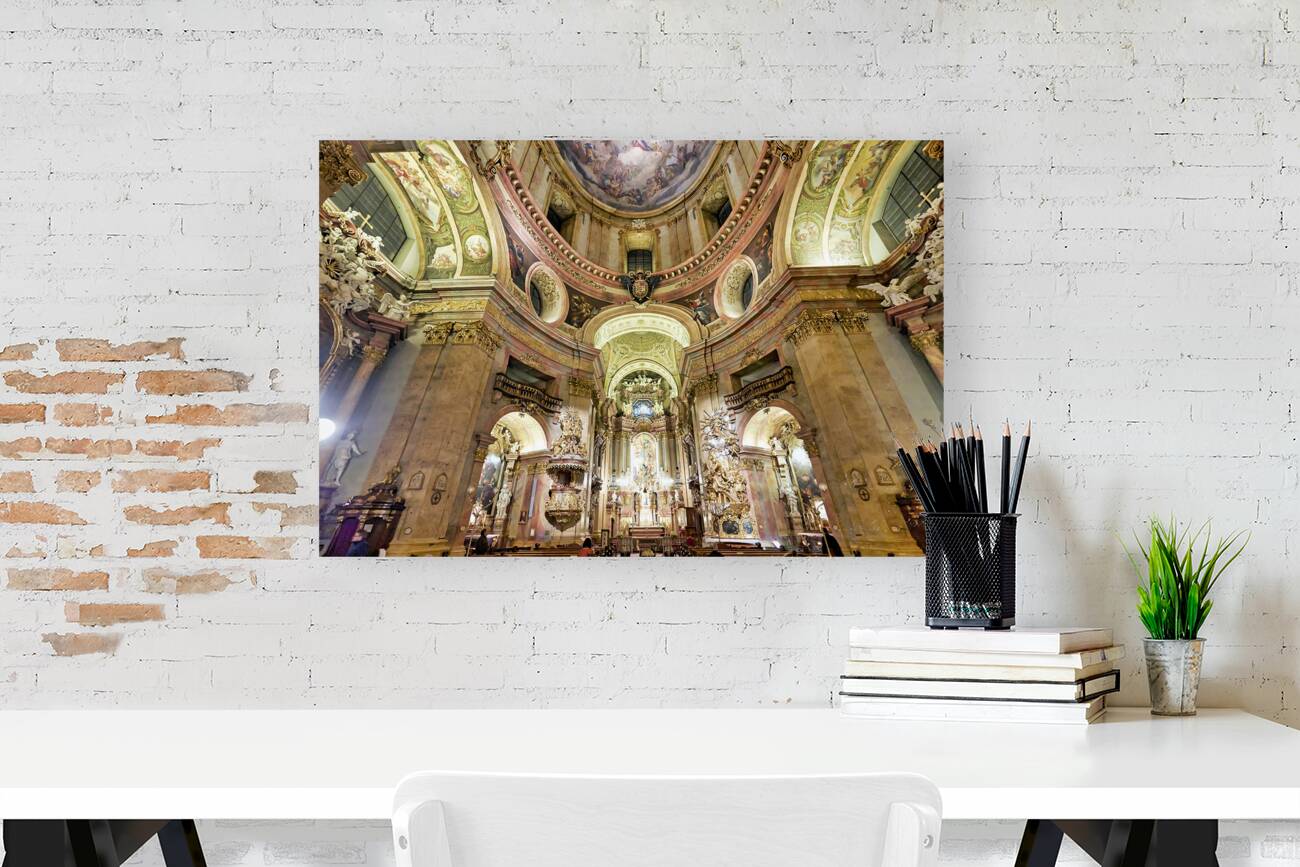 St. Peter catholic church. Vienna Austria Reproduction