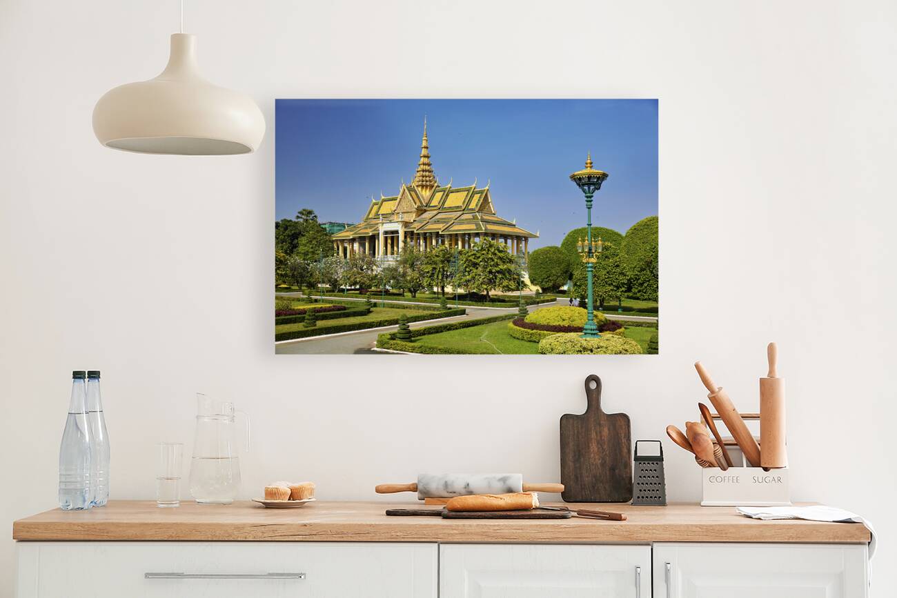 The Throne Hall at the Royal Palace Phnom Penh Cambodia Reproduction