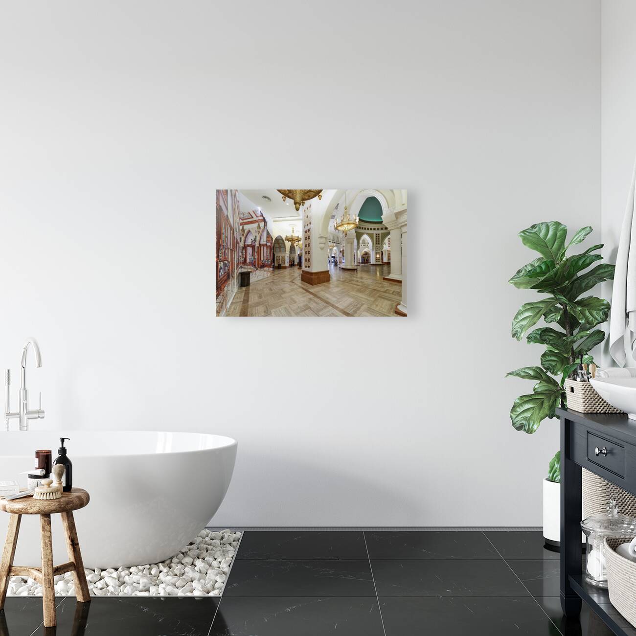 Dubai. UAE. The gold souq inside Dubai Mall Reproduction