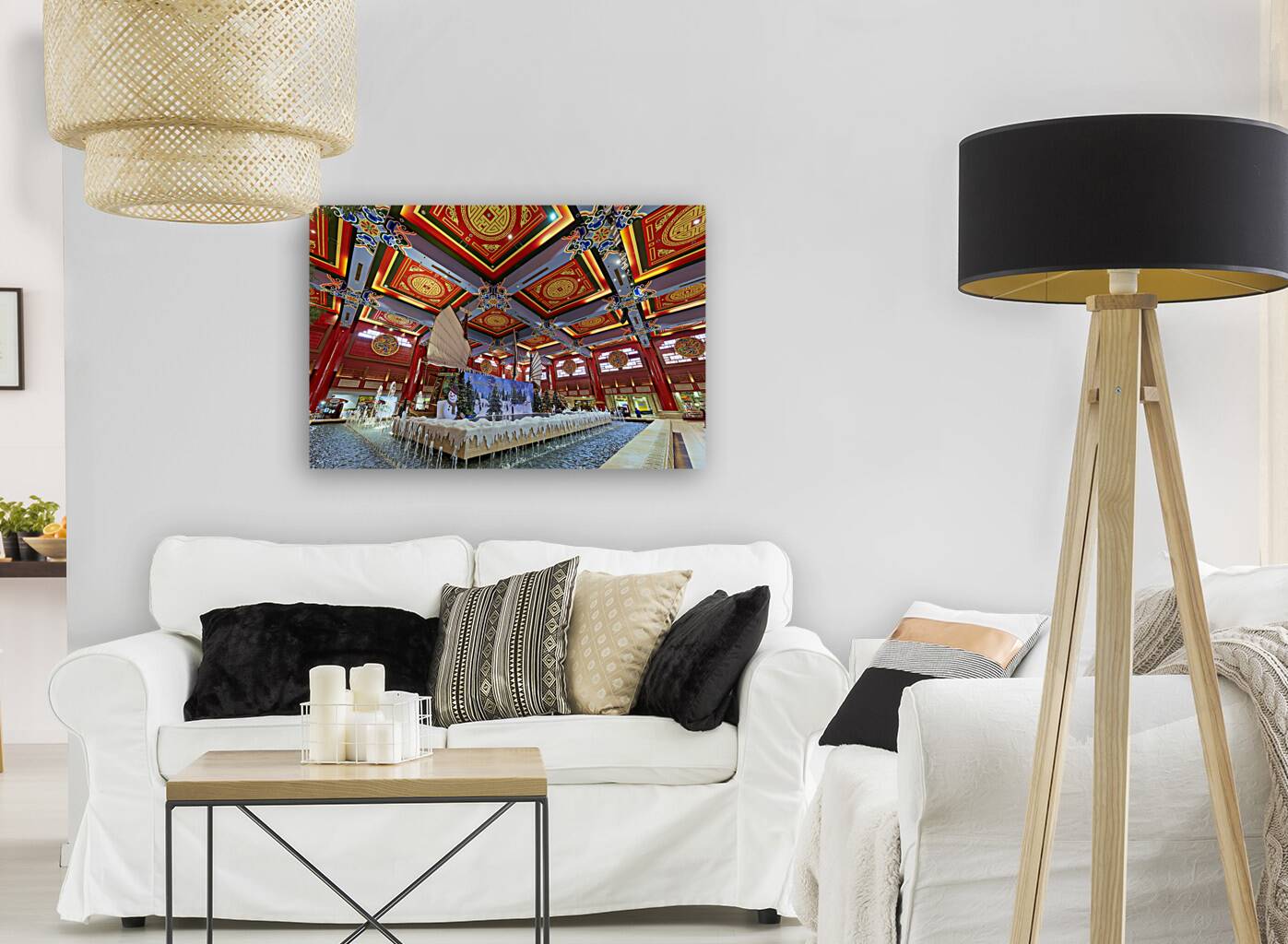 Dubai. UAE. IBN Battuta the world’s largest themed shopping mall. Reproduction