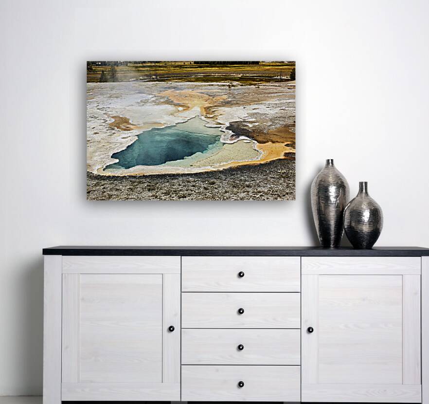 Depression Geyser. Yellowstone National Park. Wyoming. USA Reproduction