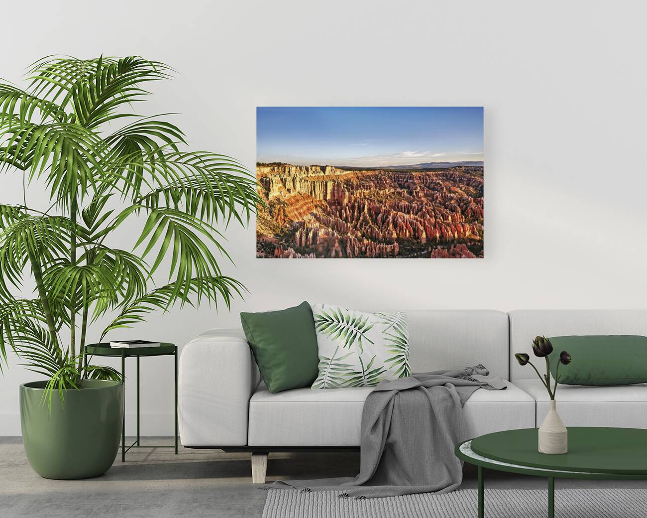 Sunrise at Bryce Point lookout in the Bryce Canyon National Park. Utah USA Reproduction
