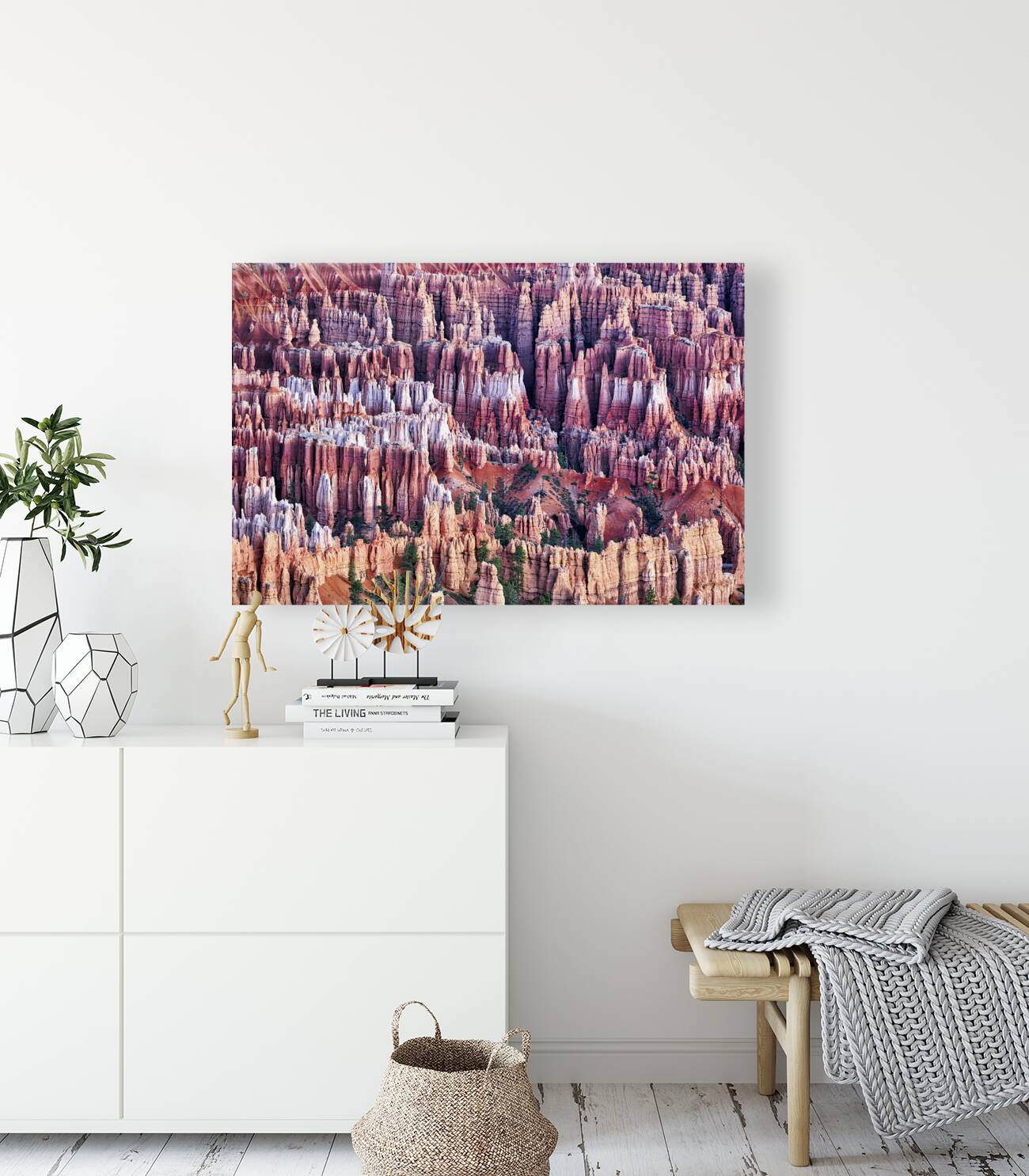 Sunrise at Bryce Point lookout in the Bryce Canyon National Park. Utah USA Reproduction