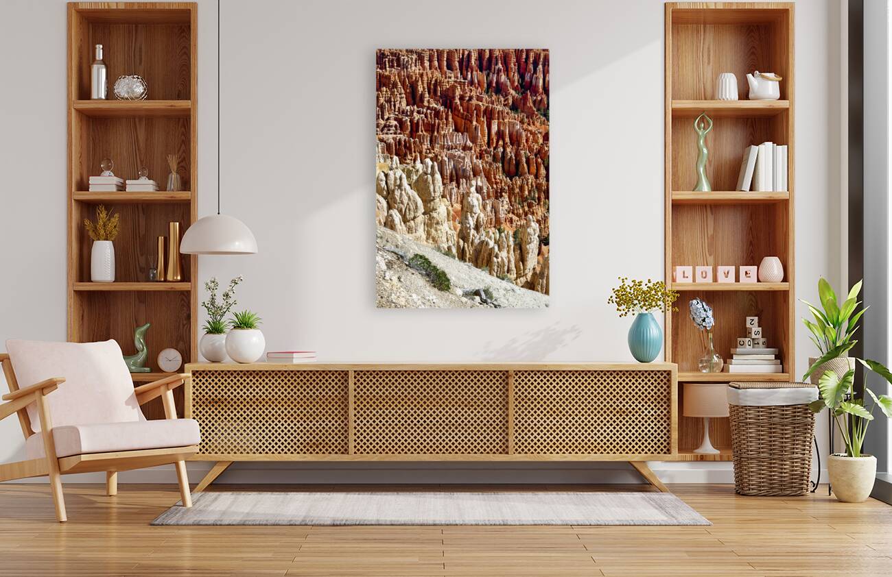 Inspiration Point Lookout in the Bryce Canyon National Park. Utah USA Reproduction