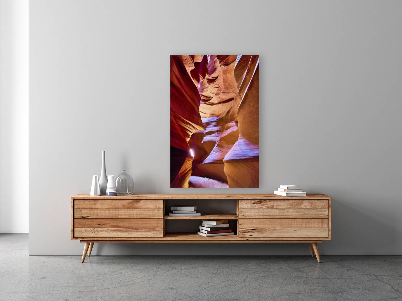 Majestic natural architecture of the Antelope Slot Canyon Navajo Tribal Park Arizona USA Reproduction