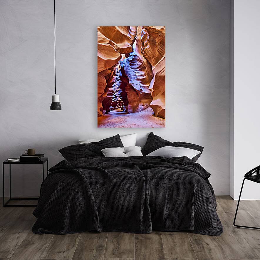 Majestic natural architecture of the Antelope Slot Canyon Navajo Tribal Park Arizona USA Reproduction