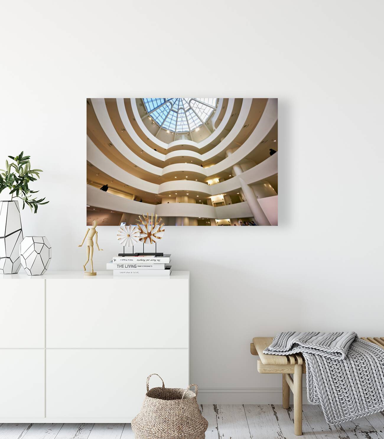 UNITED STATES. New York. Guggenheim museum Reproduction