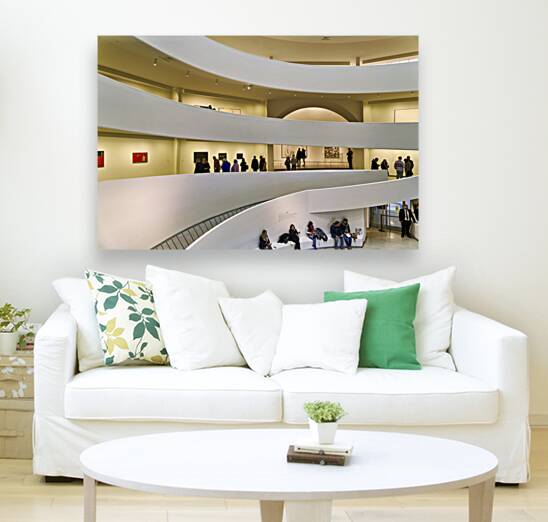 New York. Manhattan. United States. Solomon R. Guggenheim Museum Reproduction
