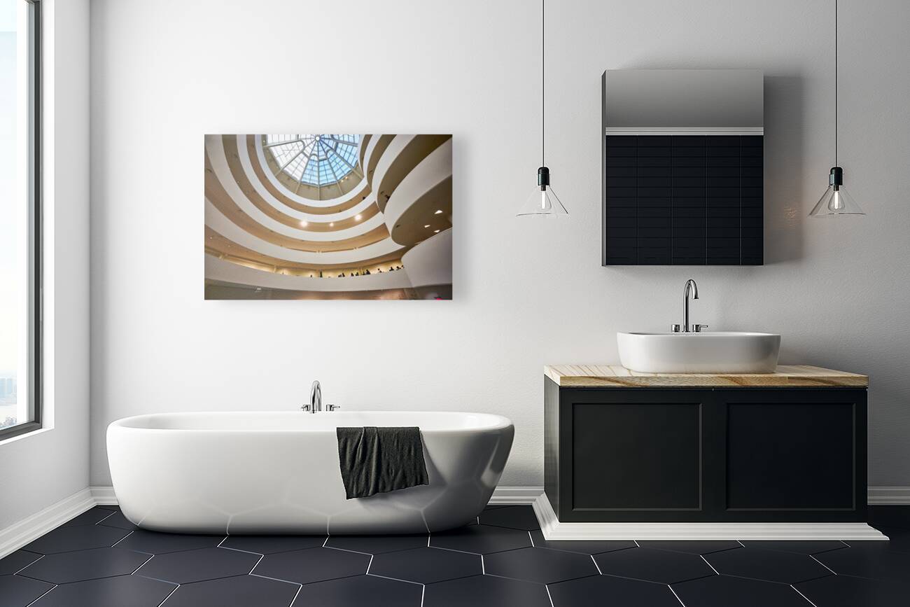 New York. Manhattan. United States. Solomon R. Guggenheim Museum Reproduction