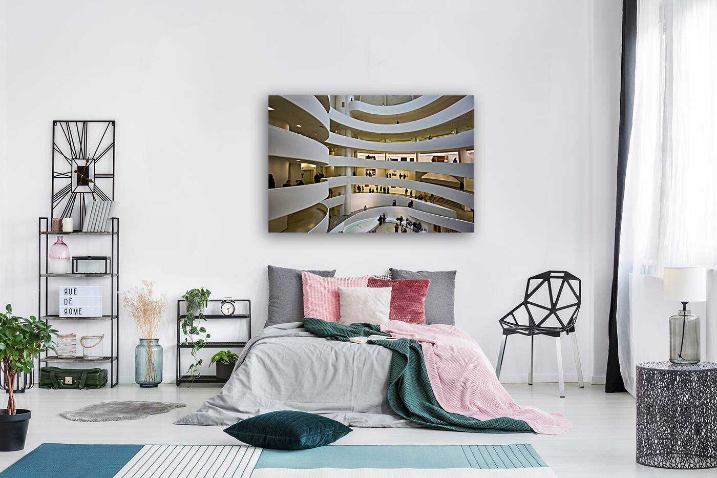 New York. Manhattan. United States. Solomon R. Guggenheim Museum Reproduction