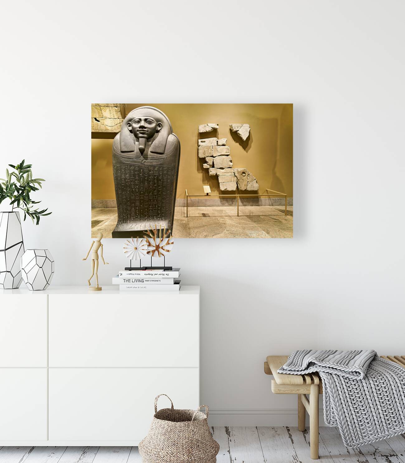 New York. Manhattan. United States. The Metropolitan Museum of Art. Egyptian Art Reproduction