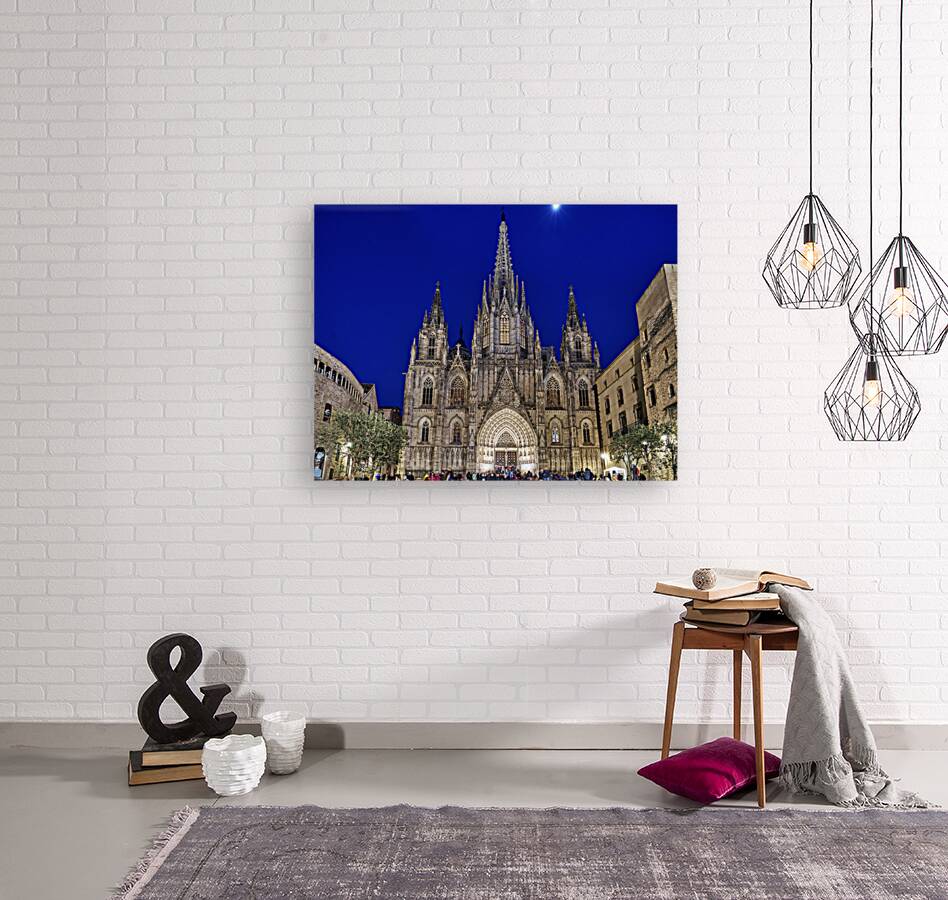 Barcelona. Catalonia. Spain. The Cathedral of the Holy Cross and Saint Eulalia Reproduction