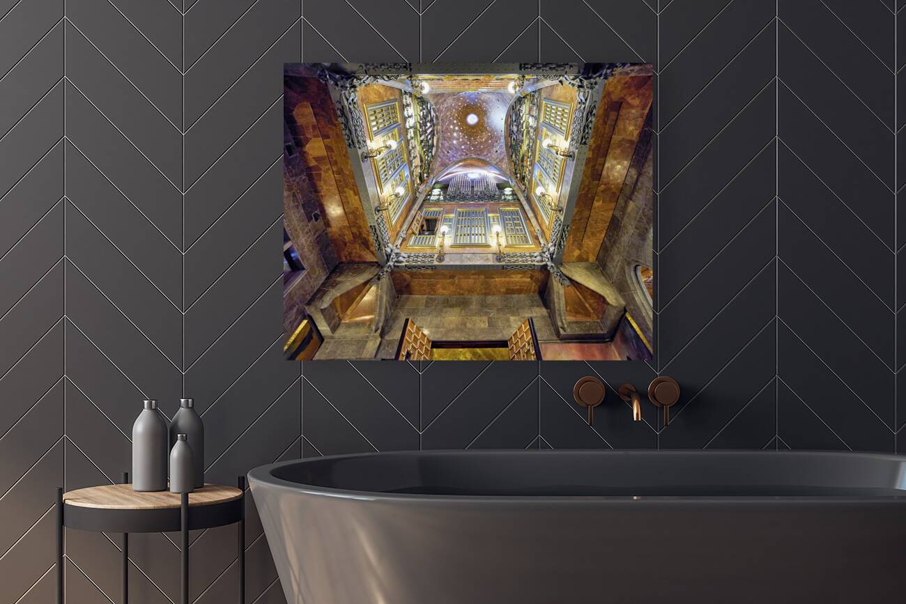 Barcelona. Catalonia. Spain. Palau Guell by Gaudi Reproduction