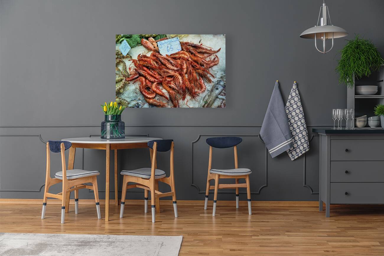 Barcelona. Catalonia. Spain. The Mercat de Sant Josep de la Boqueria. Fishmonger Reproduction