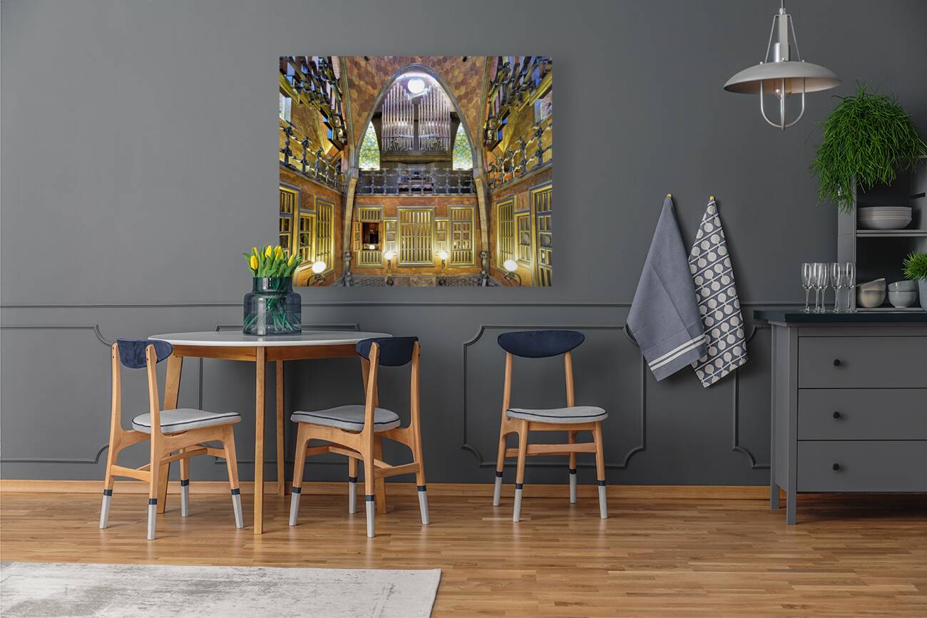 Barcelona. Catalonia. Spain. Palau Guell by Gaudi Reproduction