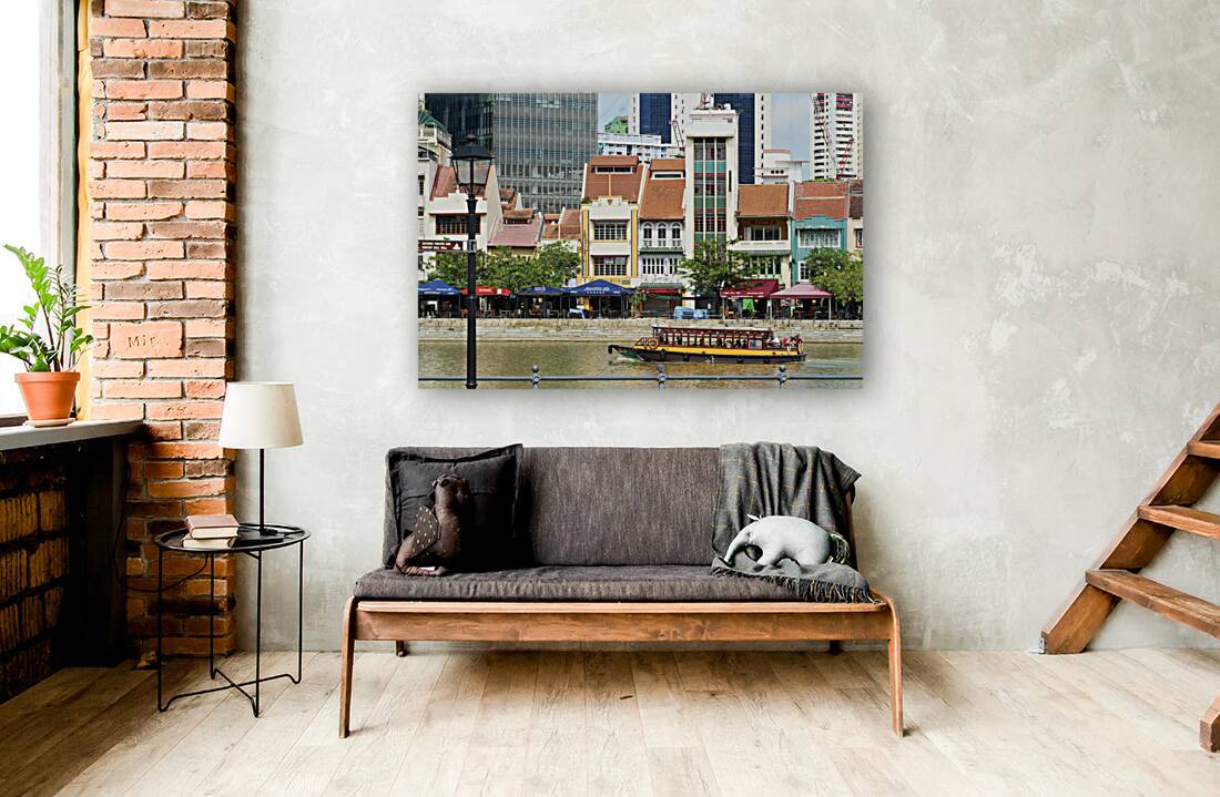 Singapore downtown boat trip Reproduction