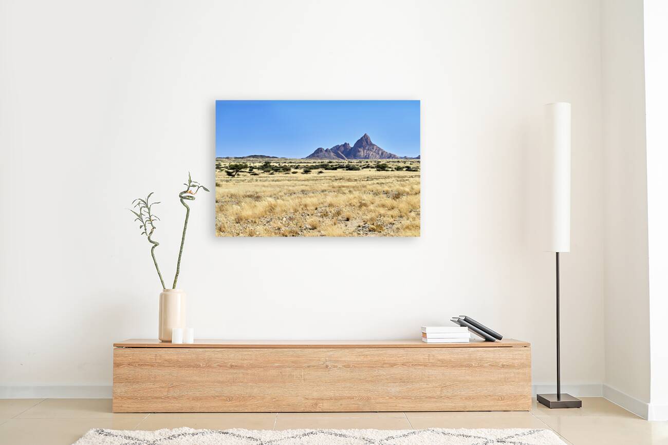 Namibia. Spizkoppe granite peaks in the Namib Desert Reproduction