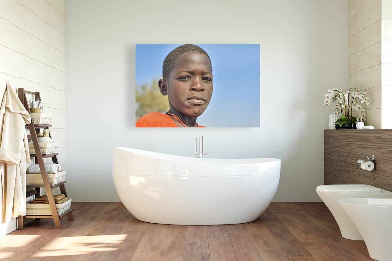 Namibia. Children in Palmwag Kunene Region Damaraland Reproduction