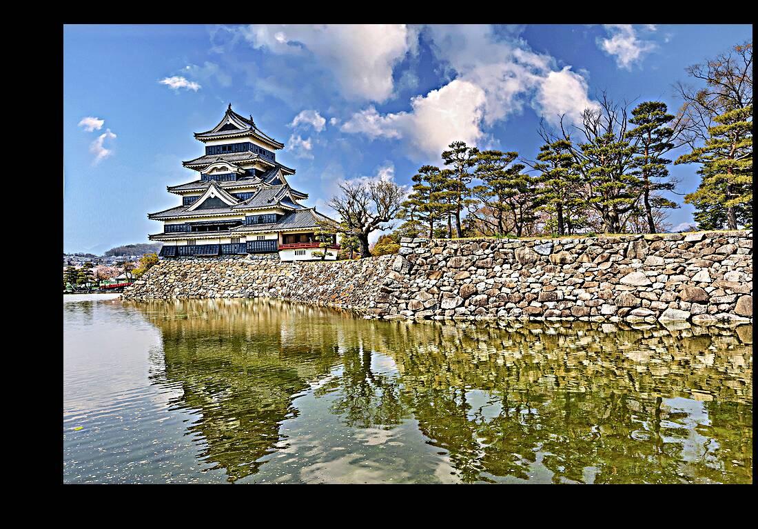 Japan. Matsumoto Castle Reproduction