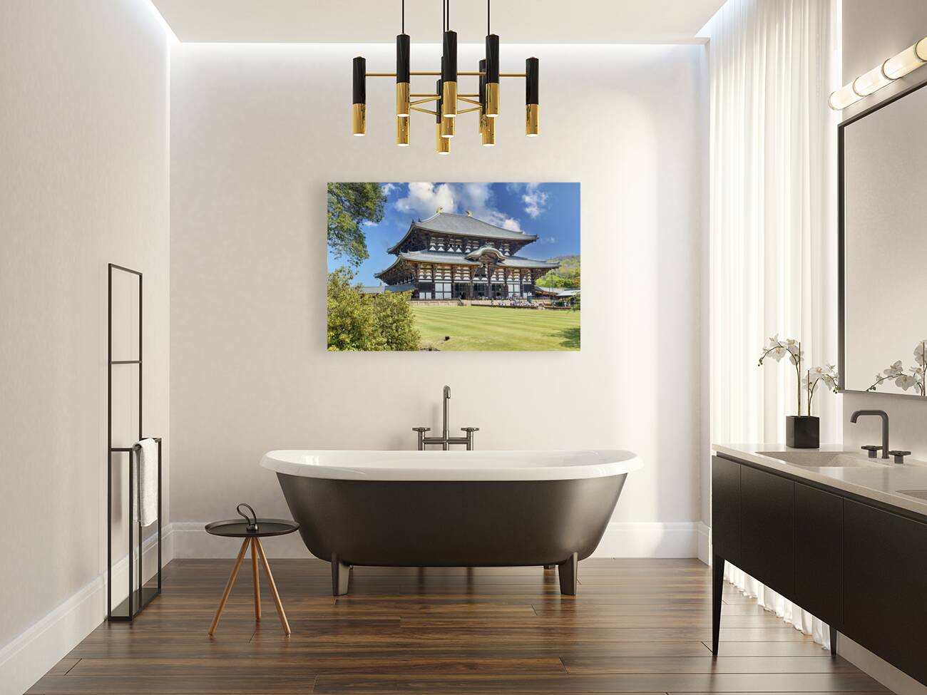 Japan. Nara. Todai-ji temple Reproduction