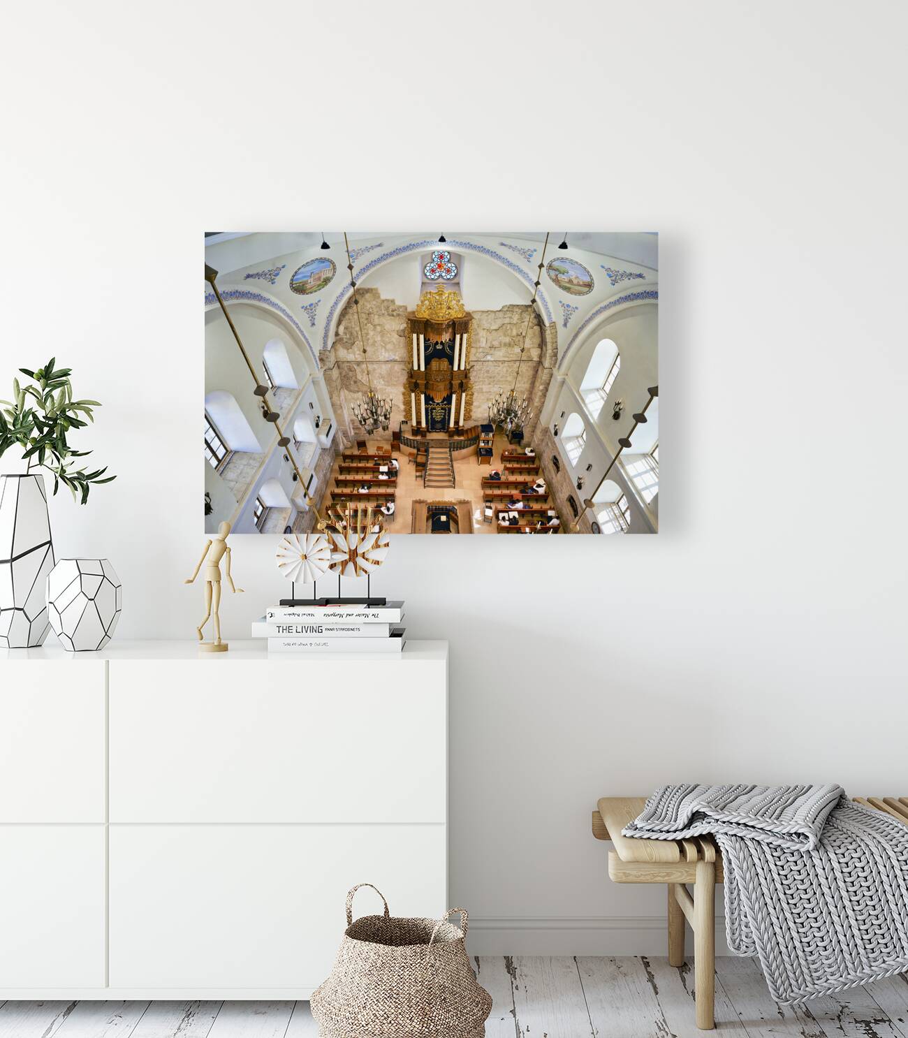 Jerusalem Israel. The Hurva Synagogue also known as Hurvat Rabbi Yehudah he-Hasid Reproduction