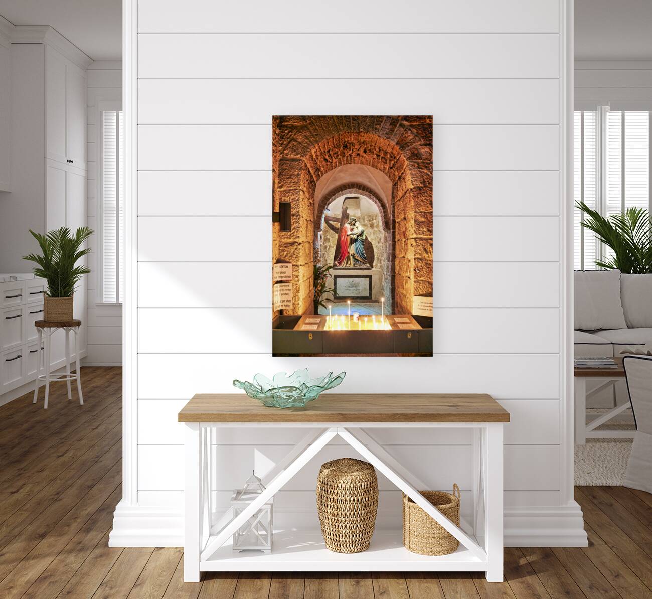 Jerusalem Israel. Orthodox jews praying at the wailing wall Reproduction