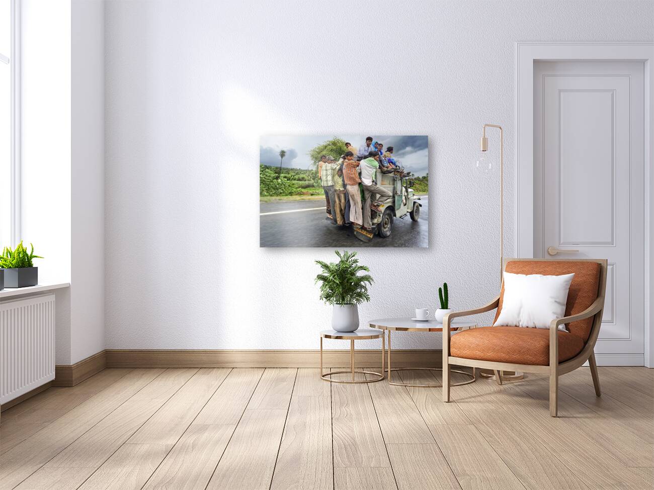 India Rajasthan. Busy transportation Reproduction