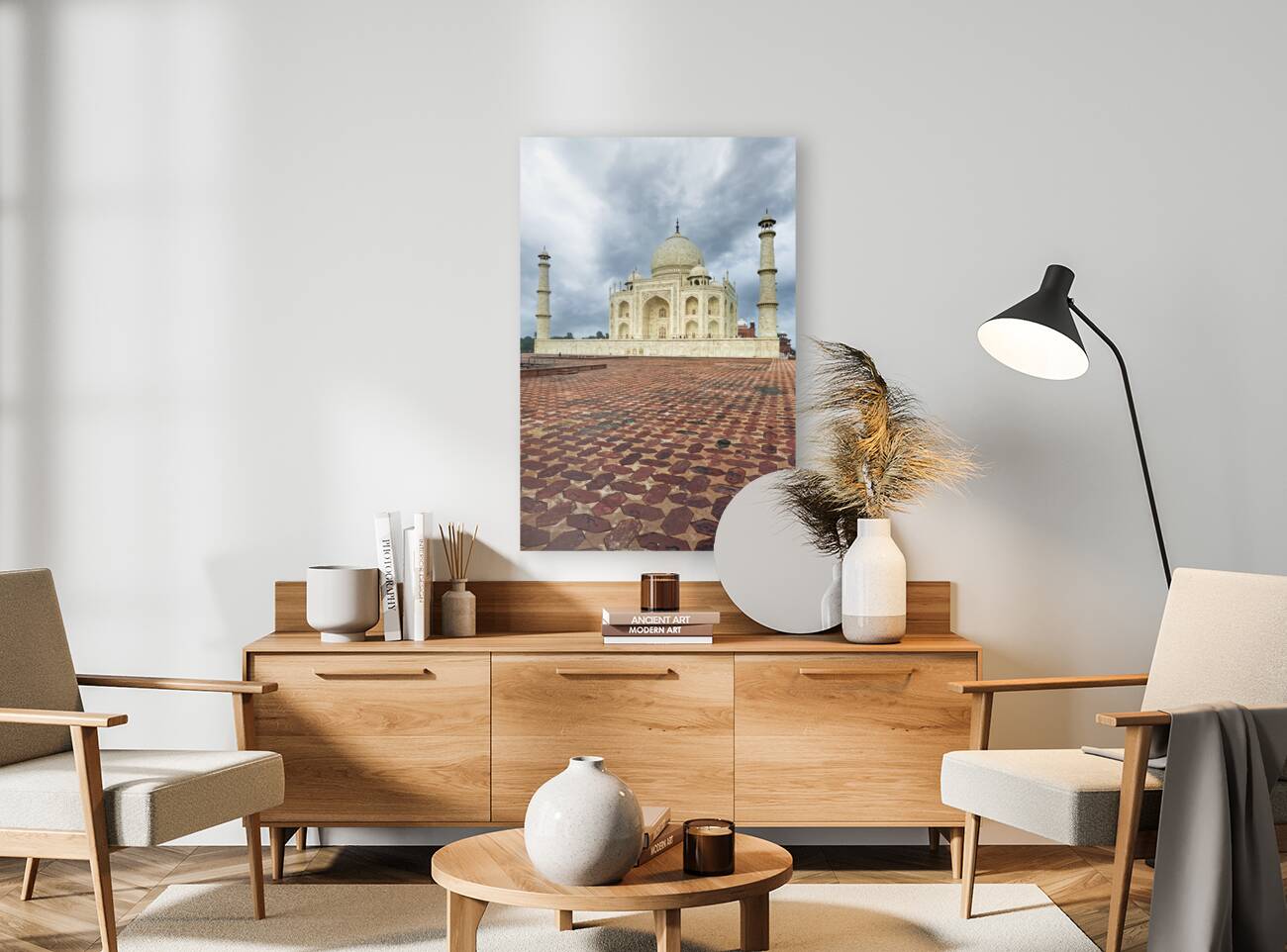 India Agra. The Taj Mahal Palace Reproduction