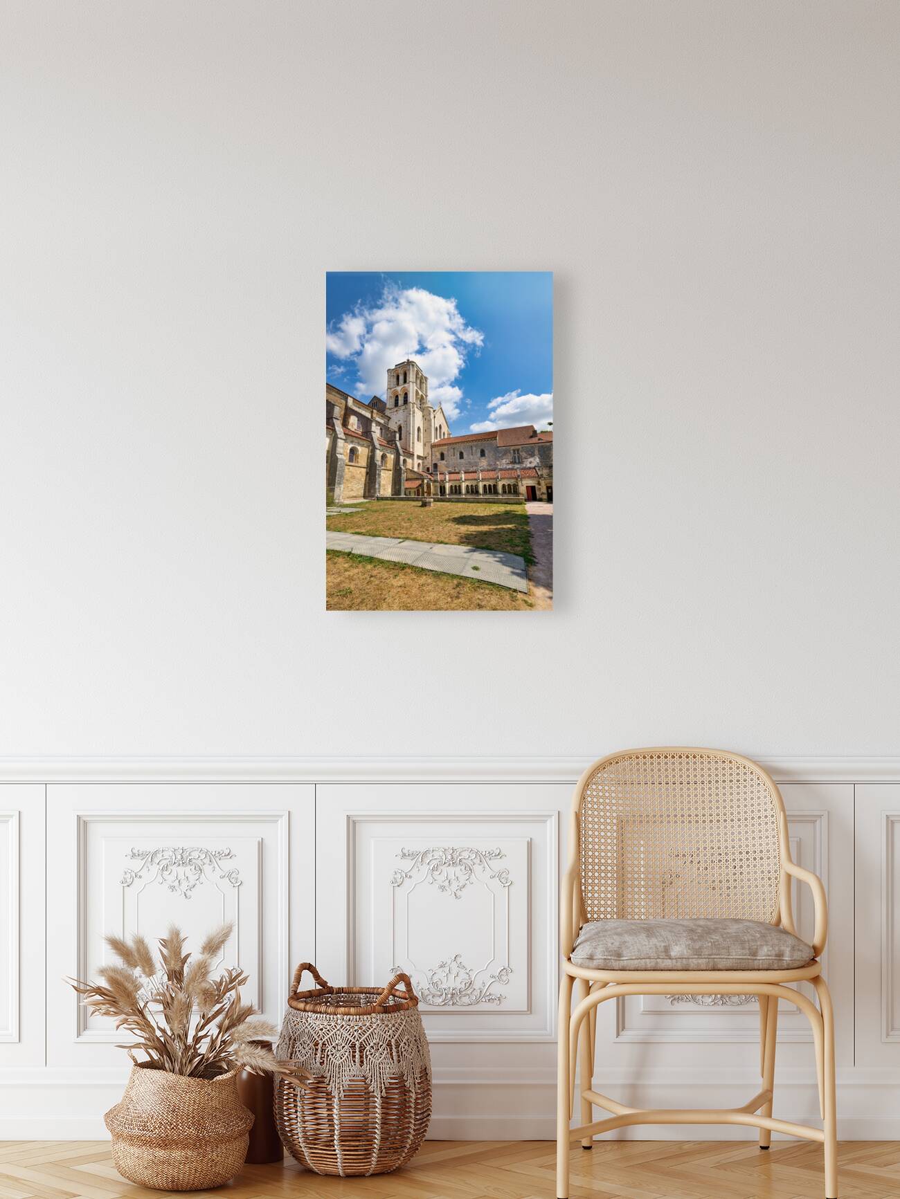 Vezelay Abbey. Bourgogne France. Reproduction