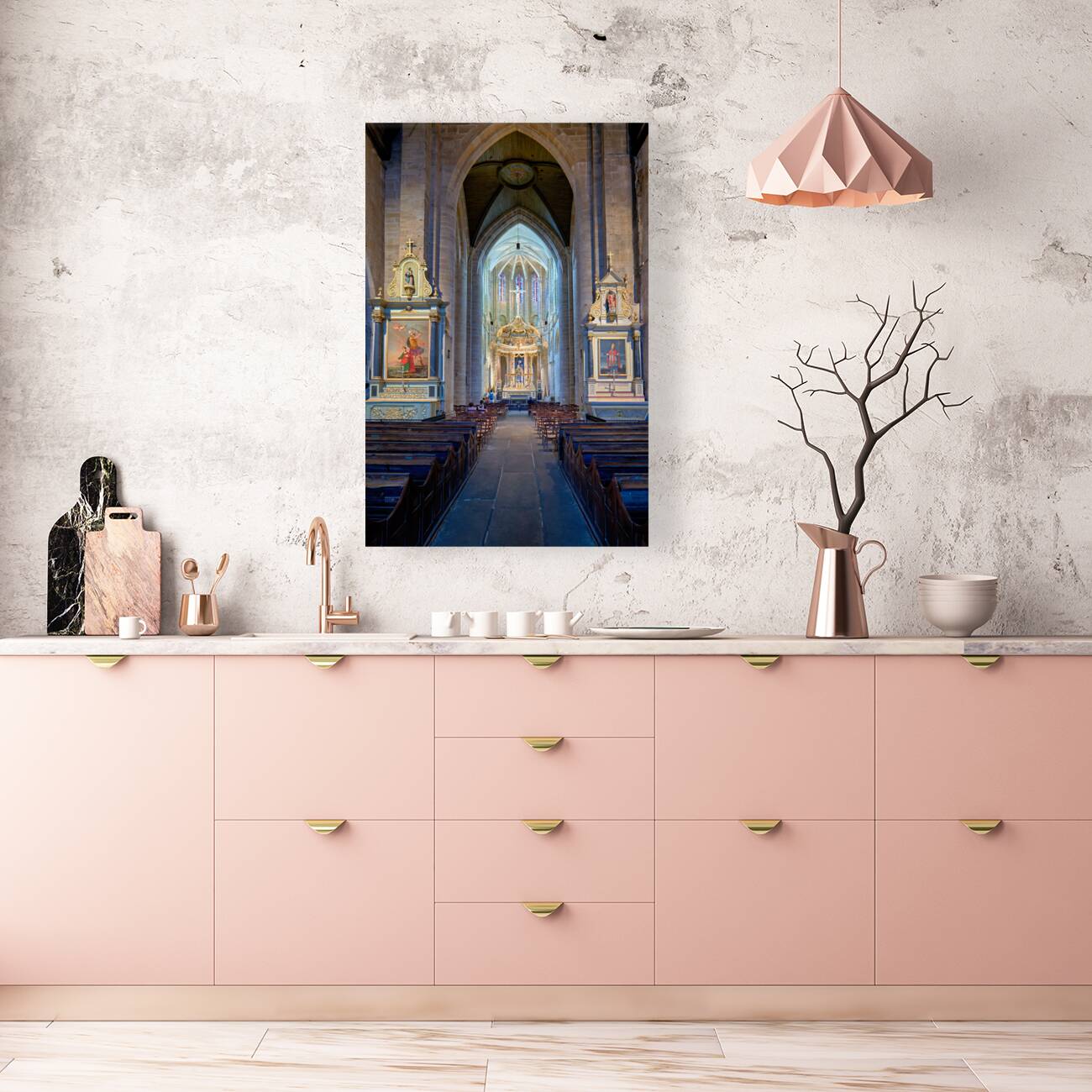 Dinan Brittany France. Basilica of St Saviour Reproduction