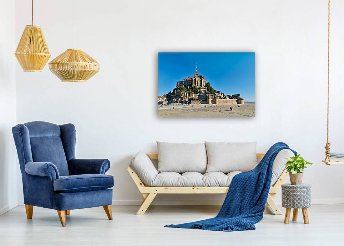 Mont Saint Michel Normandy France. Reproduction