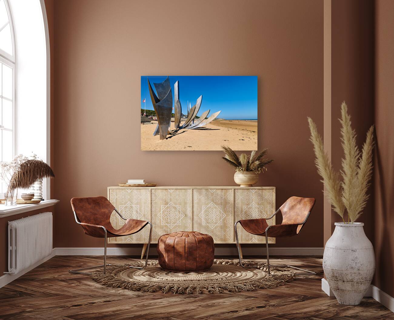 Omaha Beach. Normandy France Reproduction