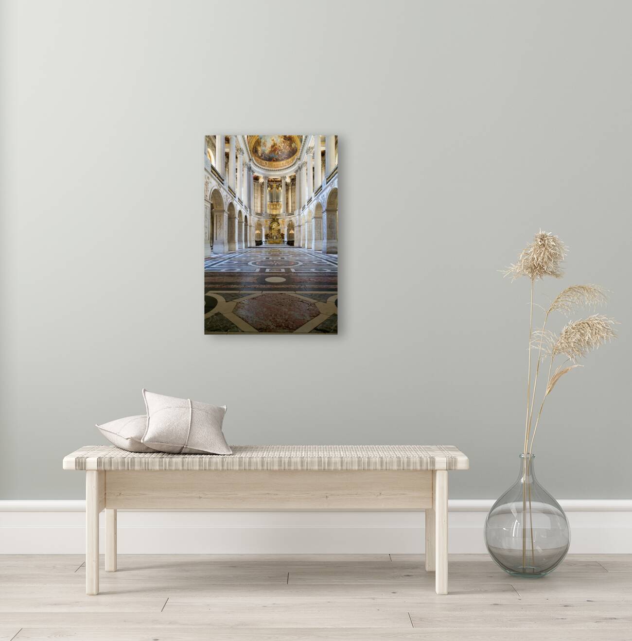 The Palace of Versailles. Paris France. The Royal Chapel Reproduction