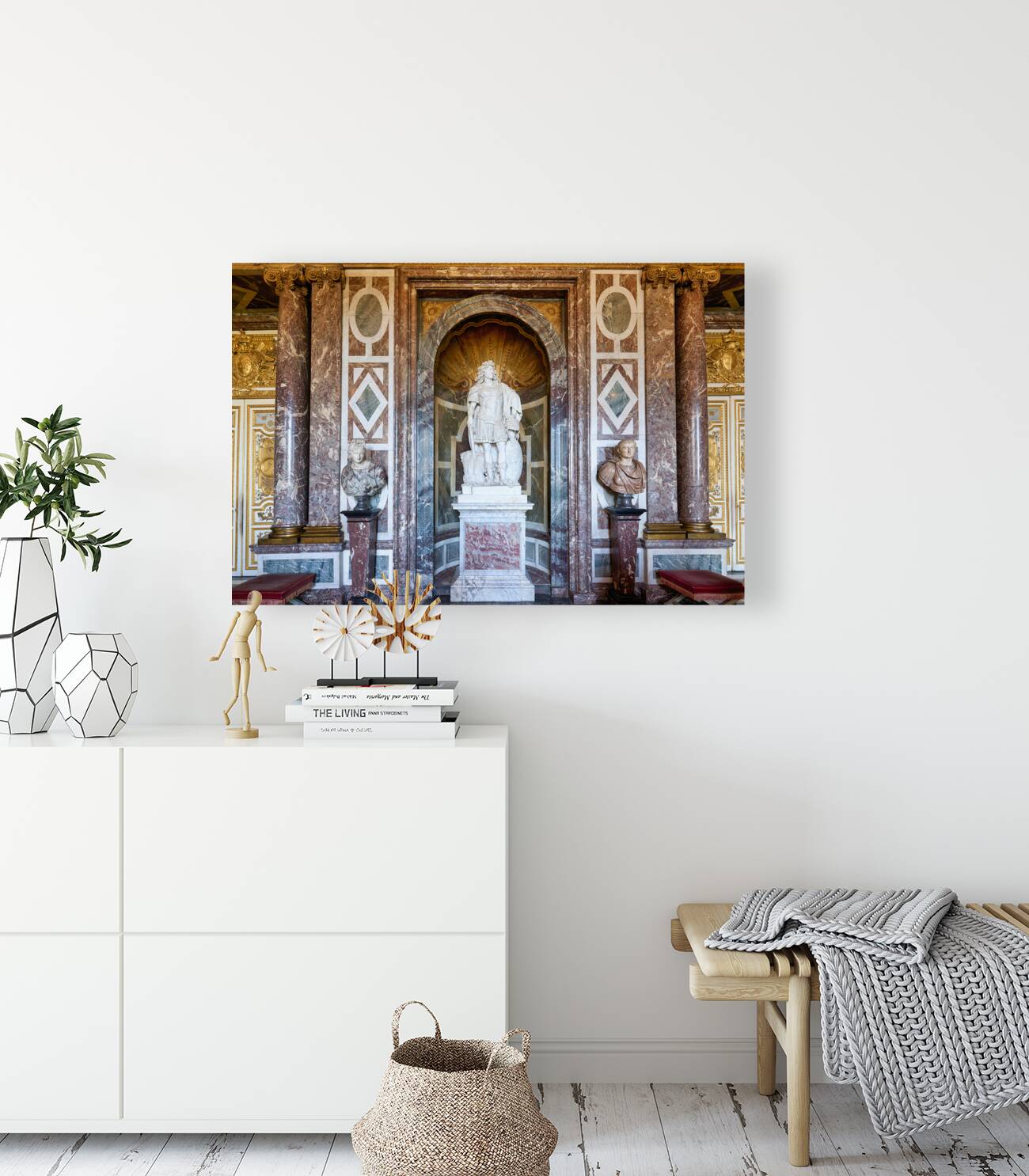 The Palace of Versailles. Paris France. Reproduction