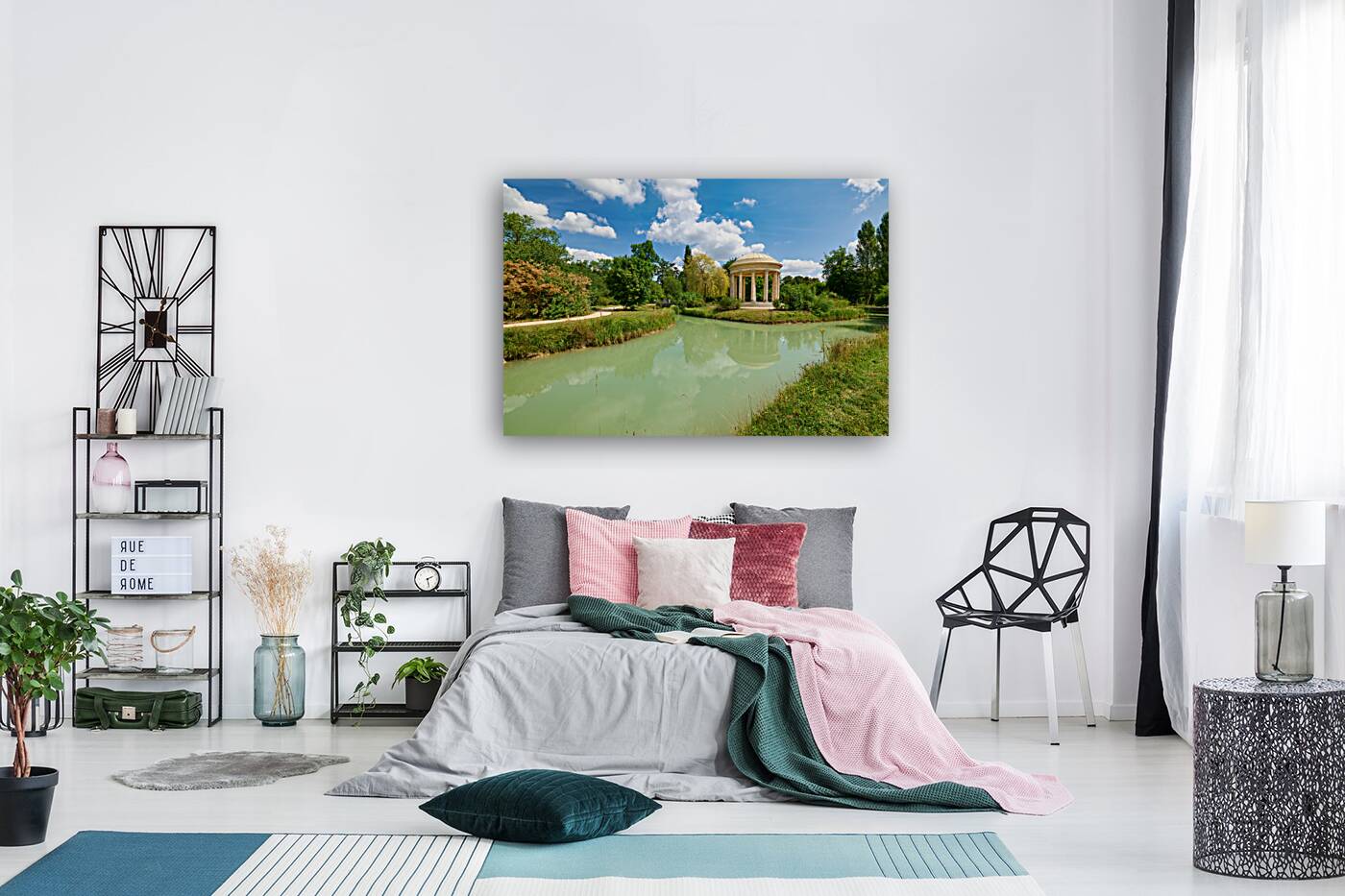 The Palace of Versailles. Paris France. The temple of love at Petit Trianon Reproduction