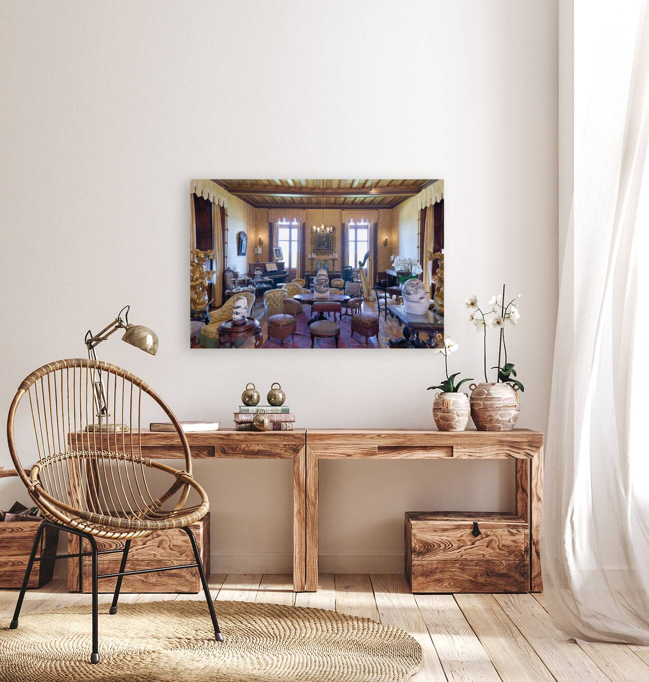 Chaumont France. Chateau de Chaumont sur Loire Reproduction